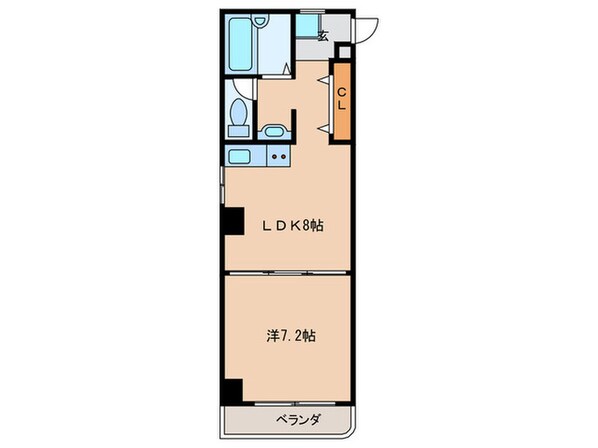 LA・MER21の物件間取画像